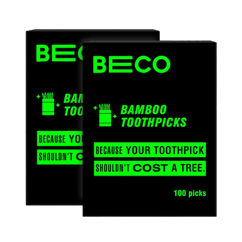 Набор Бамбуковых зубочисток (2 x 100 шт), Bamboo Toothpicks Set, произв. Beco #1