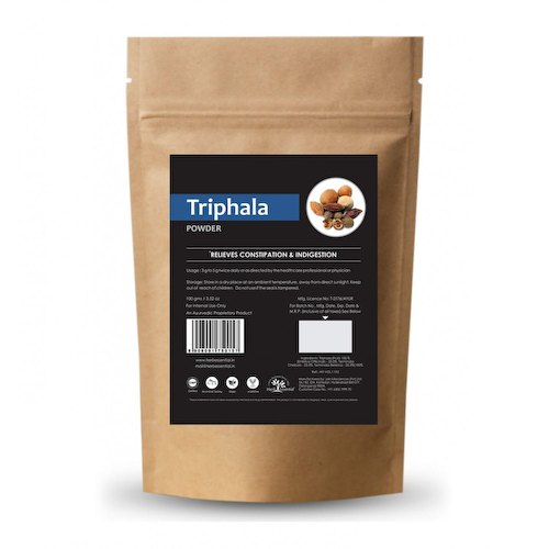 Порошок Трифалы (100 г), Triphala Powder, произв. Herb Essential #1