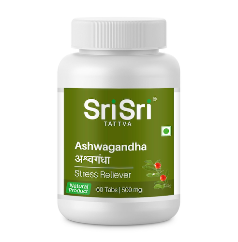 Ашвагандха (60 таб, 500 мг), Ashwagandha, произв. Sri Sri Tattva #1