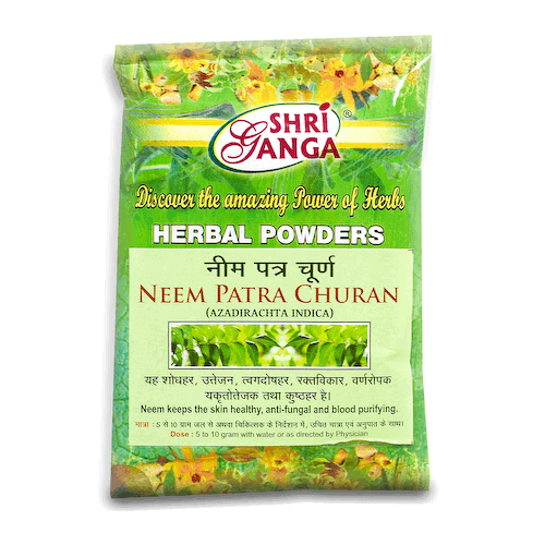 Ним Патра Чурна (100 г), Neem Patra Churan, произв. Shri Ganga Pharmacy #1