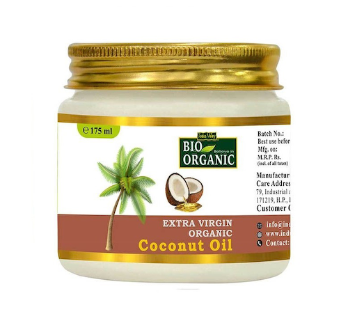 Кокосовое масло: для ухода за кожей и волосами (175 мл), Extra Virgin Coconut Oil, произв. Indus Valley #1