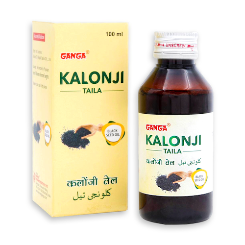 Масло Семян Черного Тмина (100 мл), Kalonji Taila, произв. Ganga Pharmaceuticals #1