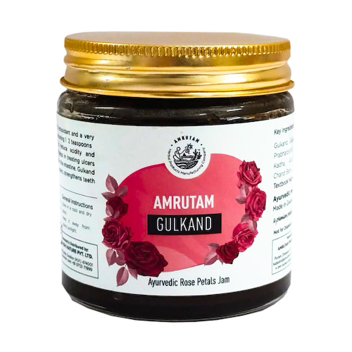 Гулканд: джем из лепестков розы (100 г), Gulkand Ayurvedic Rose Petals Jam, произв. Amrutam #1