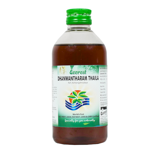 Дханвантарам Тайла (200 мл), Dhanwantharam Thaila, произв. Everest  Ayurveda #1