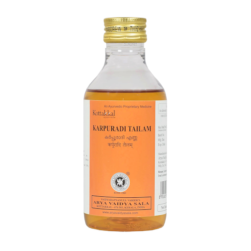 Карпуради Тайлам (200 мл), Karpuradi Tailam, произв. Kottakkal Ayurveda #1