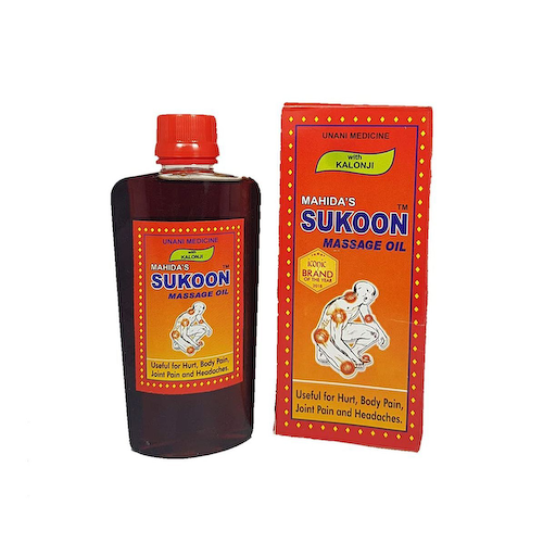 Массажное масло Сукун (200 мл), Sukoon Massage Oil, произв. Mahida&apos;s #1
