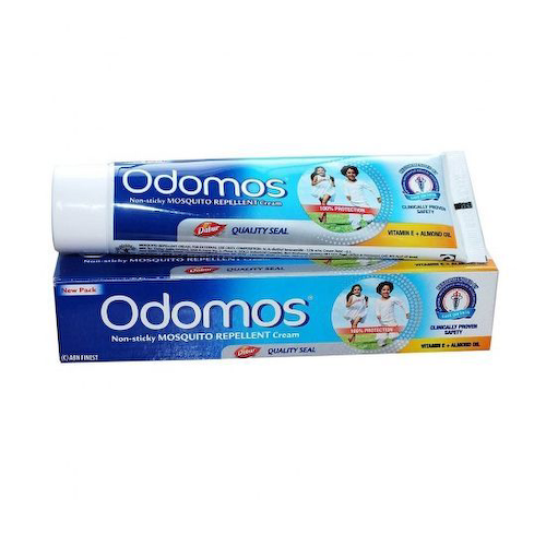 Антимоскитный крем Одомос (50 г), Odomos Mosquito Repellent Cream, произв. Dabur #1