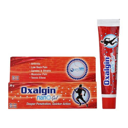 Наногель Оксалгин (30 г), Oxalgin Nano Gel, произв. Zydus Cadila #1