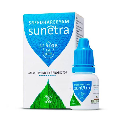 Сунетра: глазные капли 60+ (10 мл), Sunetra Senior Eyedrop (Above 60 years), произв. Sreedhareeyam #1
