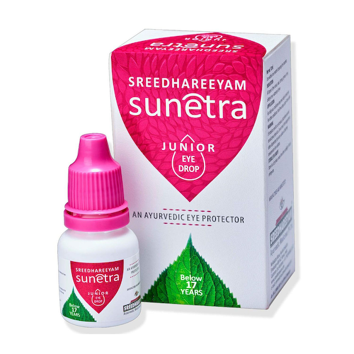 Сунетра: глазные капли до 17 лет (10 мл), Sunetra Junior Eyedrop (Below 17 years), произв. Sreedhareeyam #1