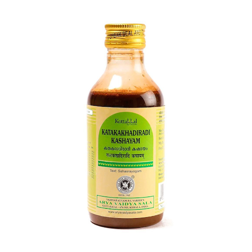 Катакакхадиради Кашаям (200 мл), Katakakhadiradi Kashayam, произв. Kottakkal Ayurveda #1