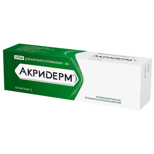 Акридерм 0,05% крем для наружного применения 30 г #1