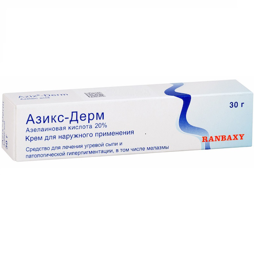Азикс-Дерм 20% крем для наружного применения 30 г #1