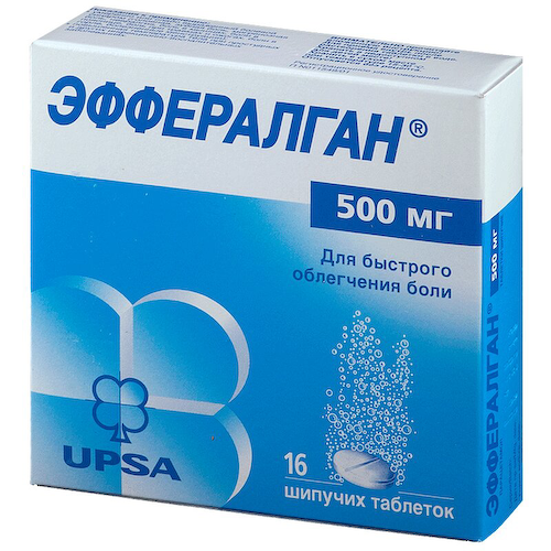 Эффералган таблетки шипучие 500 мг 16 шт #1