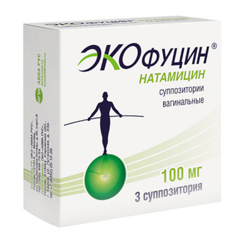 Экофуцин 100 мг суппозитории вагинальные 3 шт #1