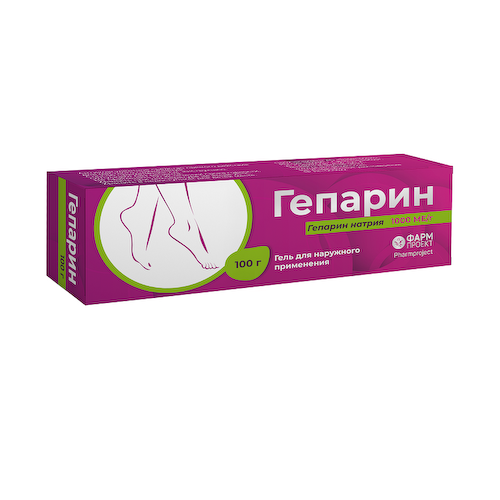 Гепарин 1000 МЕ/г гель для наружного применения 100 г #1