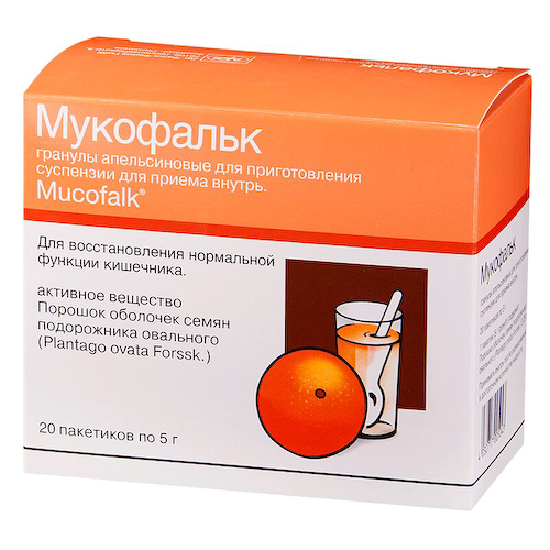 Мукофальк гранулы для приготовления суспензии Апельсин пакетики 5 г 20 шт #1