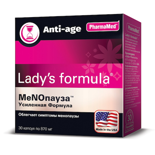 Lady's Formula Менопауза Усиленная формула капсулы 30 шт #1