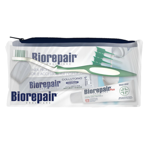 BioRepair  Набор дорожный (зубная паста+щетка+нить+ополаскиватель+зубные ершики+кейс) #1