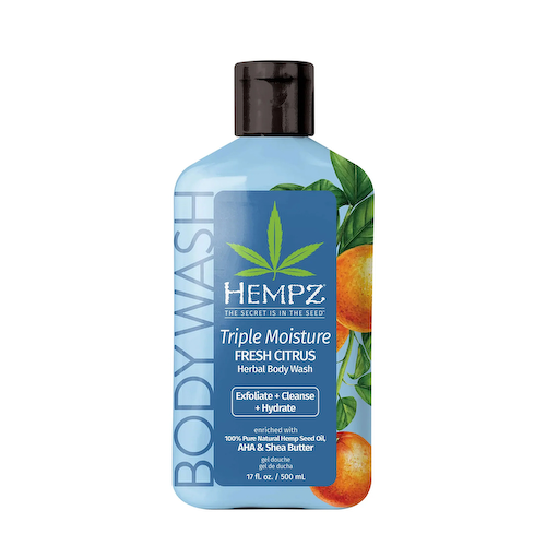 HEMPZ Гель для душа, тройное увлажнение / Hempz Triple Moisture Fresh Citrus Herbal Body Wash 500 мл #1