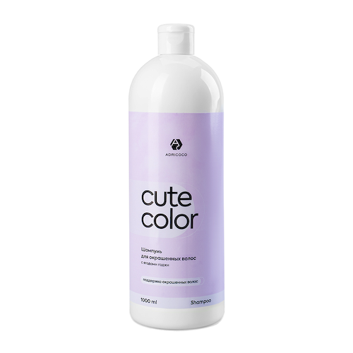 ADRICOCO Шампунь для окрашенных волос с ягодами годжи / ADRICOCO CUTE COLOR 1000 мл #1