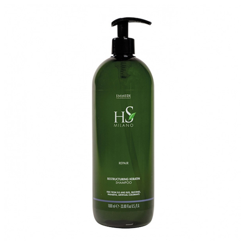 DIKSON Шампунь восстанавливающий для ослабленных волос / HS MILANO SHAMPOO REPAIR RESTRUCTURING KERATIN 1000 мл #1