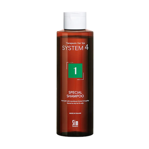 SIM SENSITIVE Шампунь терапевтический №1 для нормальной и жирной кожи головы / SYSTEM 4, 250 мл #1