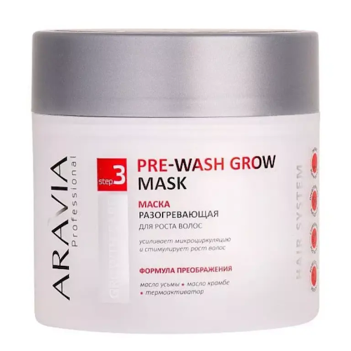ARAVIA Professional Маска разогревающая для роста волос / Pre-Wash Grow Mask 300 мл #1