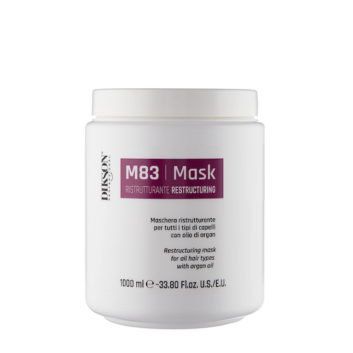DIKSON Маска восстанавливающая с аргановым маслом для всех типов волос / MASK RISTRUTTURANTE M83 1000 мл #1