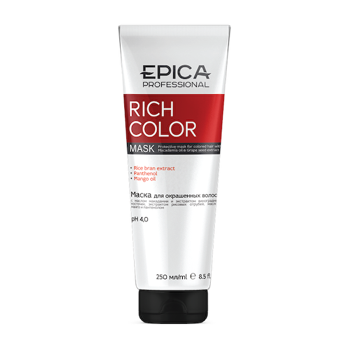 EPICA PROFESSIONAL Маска для окрашенных волос / Rich Color 250 мл #1