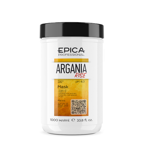 EPICA PROFESSIONAL Маска для придания блеска с маслом арганы / Argania Rise ORGANIC 1000 мл #1