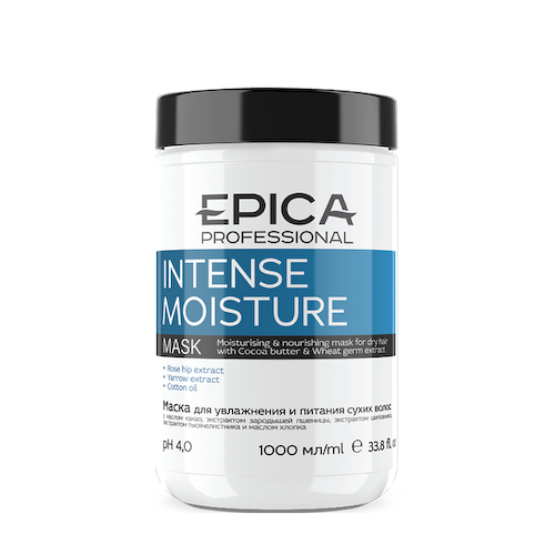 EPICA PROFESSIONAL Маска для увлажнения и питания сухих волос / Intense Moisture 1000 мл #1