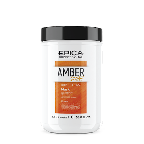 EPICA PROFESSIONAL Маска для восстановления и питания волос / Amber Shine Organic 1000 мл #1