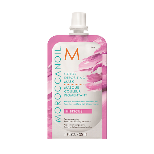 MOROCCANOIL Маска тонирующая для волос, гибискус / COLOR DEPOSITING MASK HIBISCUS 30 мл #1