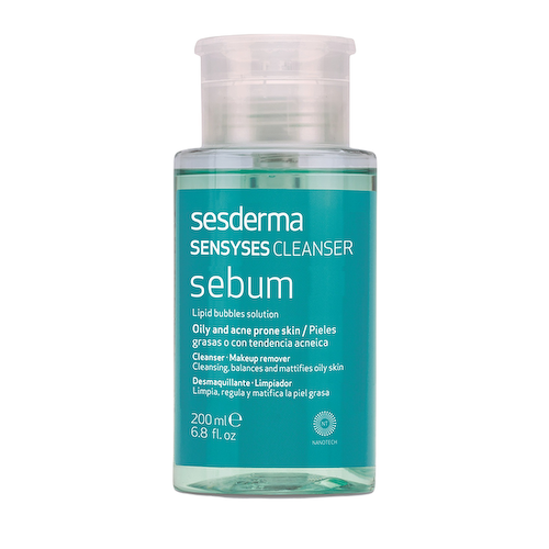 SESDERMA Лосьон липосомальный для снятия макияжа, для жирной и склонной к акне кожи / SENSYSES Cleanser SEBUM 200 мл #1