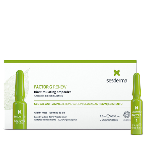 SESDERMA Средство биостимулирующее для лица, в ампулах / FACTOR G RENEW Biostimulating ampoules 7*1,5 мл #1