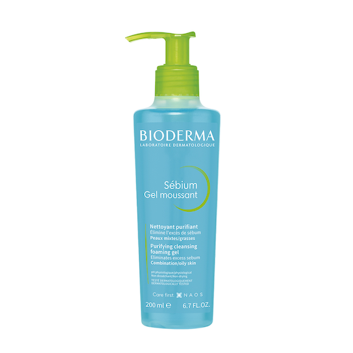 BIODERMA Гель для лица очищающий себиум с помпой 200 мл #1