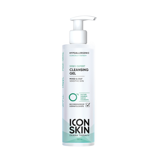 ICON SKIN Гель для умывания для комбинированной и жирной кожи / Sebo Expert 150 мл #1