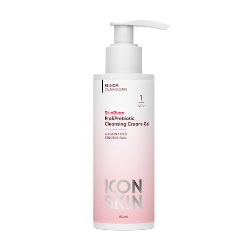 ICON SKIN Крем-гель очищающий для умывания c про- и пребиотиками / SkinBiom 150 мл #1