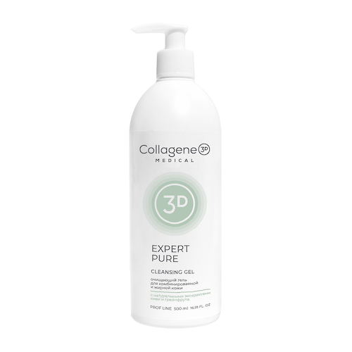 MEDICAL COLLAGENE 3D Гель очищающий для лица / EXPERT PURE 500 мл #1