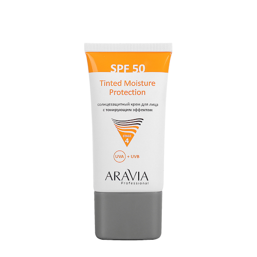ARAVIA Professional Крем солнцезащитный для лица с тонирующим эффектом SPF 50 / Tinted Moisture Protection SPF 50 50 мл #1