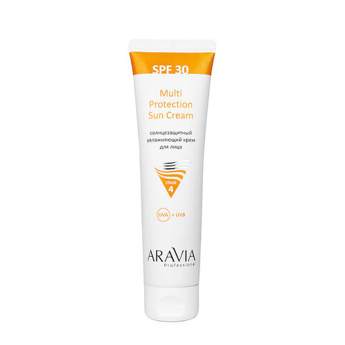 ARAVIA Professional Крем солнцезащитный увлажняющий лица SPF 30 / Multi Protection Sun Cream SPF 30 100 мл #1