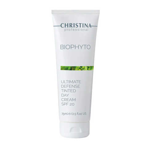 CHRISTINA Крем дневной с тоном Абсолютная защита SPF 20 / Ultimate Defense Tinted Day Cream Bio Phyto 75 мл #1