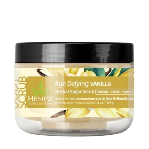 HEMPZ Скраб сахарный для тела Антивозрастной / Hempz Age Defying Vanilla Herbal Sugar Scrub 176 г #1