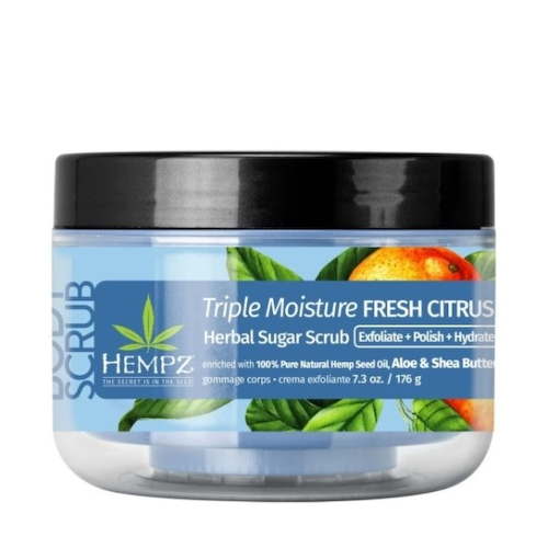 HEMPZ Скраб сахарный для тела Тройное Увлажнение / Hempz Triple Moisture Fresh Citrus Herbal Sugar Scrub 176 г #1
