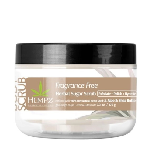 HEMPZ Скраб сахарный для тела Нейтральный / Hempz Fragrance Free Herbal Sugar Scrub 176 г #1
