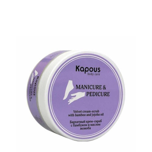 KAPOUS Крем-скраб бархатный с бамбуком и маслом жожоба / Body Care 200 мл #1