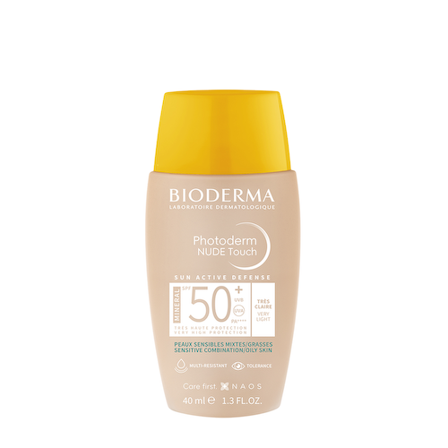 BIODERMA Флюид солнцезащитный фотодерм с тоном SPF 50+, очень светлый оттенок 40 мл #1