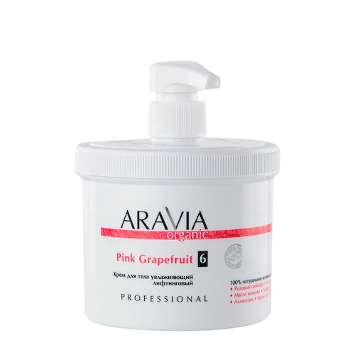 ARAVIA Professional Крем увлажняющий лифтинговый для тела / Organic Pink Grapefruit 550 мл #1