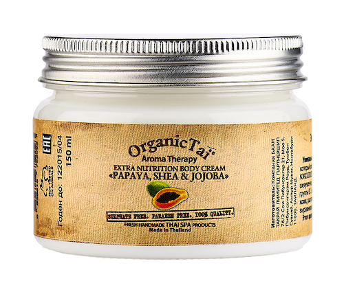 ORGANIC TAI Крем экстрапитательный для тела Папайя, ши и жожоба 150 мл #1